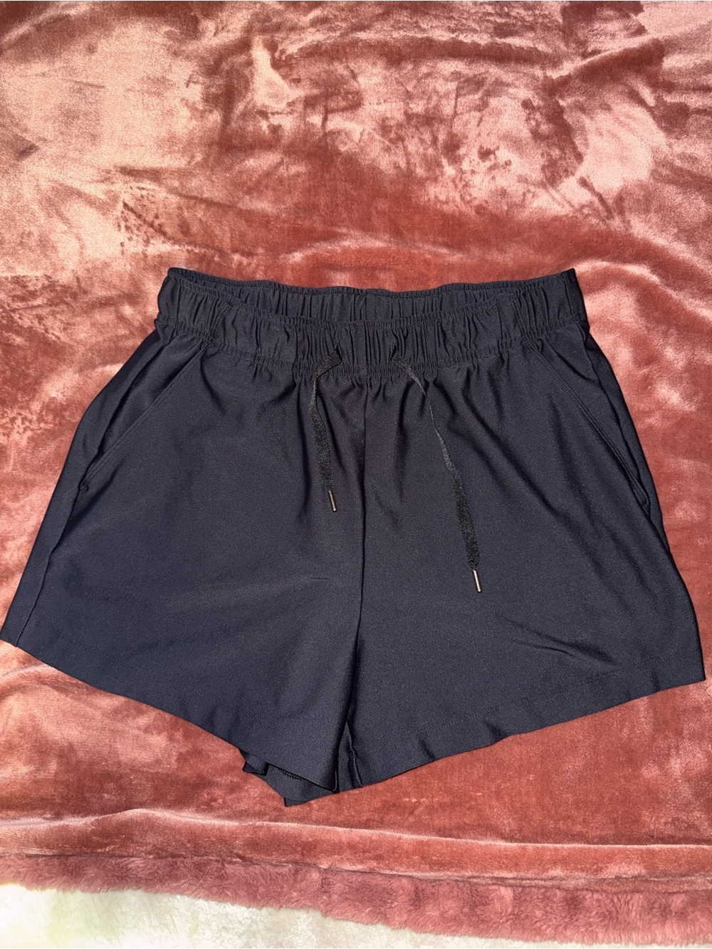 Old Navy Black Women's Athletic Drawstring Shorts
